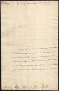 1762. GUERRE SEPT ANS. LETTRE "AU CAMP DE KROMBACK" TO THE DUKE OF SAXE-GOTHA. - Legerstempels (voor 1900)