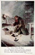Judaika Oliver Twist Und Fagin Künstlerkarte I-II Judaisme - Giudaismo