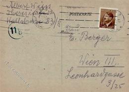Judaika THERESIENSTADT Paketempfangskarte 1944 I-II Judaisme - Giudaismo