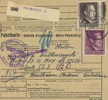 Judaika WK II KZ - Post Paketkarte Konzentrationslager Mauthausen I-II Judaisme - Giudaismo