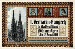 Religion Köln Stadt (5000) I. Tertiaren Kongress 1913 I-II - Sonstige & Ohne Zuordnung