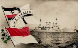MARINE - Kreuzer WK I SMS HESSEN (1241/60) I - Warships