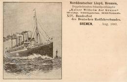 Dampfer Doppelschrauben Schnellpostdampfer Kaiser Wilhelm Der Große Norddeutscher Lloyd  I-II - Oorlog