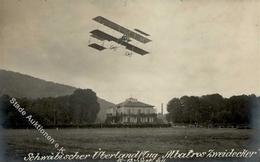 Flugzeug Vor 1945 Albatros Zweidecker Schwäbischer Überlandflug Foto AK 1911 I-II Aviation - Piloten