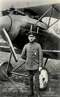 Sanke, Pilot Nr. 537 Nathanael Offz. Stellvertreter Foto AK I- - Aviatori