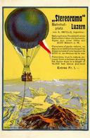 Ballon Luzern (6000) Schweiz Stereorama I-II - Mongolfiere