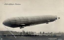 Zeppelin Luftschiffhafen Potsdam Sanke  Foto AK I-II Dirigeable - Zeppeline