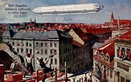 Zeppelin TSN-Verlag 920 Künstlerkarte 1908 I-II Dirigeable - Luchtschepen