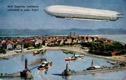 Zeppelin TSN-Verlag 920 Künstlerkarte I-II Dirigeable - Luchtschepen