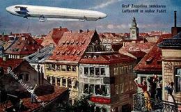 Zeppelin TSN-Verlag 920 Künstlerkarte I-II Dirigeable - Luchtschepen
