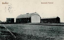 Parseval Bitterfeld (O4400) Ballonhalle 1916 I-II (fleckig) - Airships