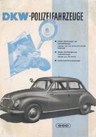 Auto DKW Polizeifahrzeuge 50'er Jahre 6 Seiten II - Sonstige & Ohne Zuordnung