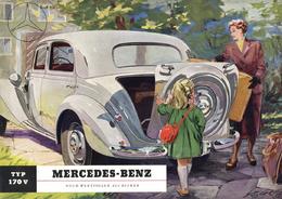 Auto Oldtimer Mercedes-Benz 170 V Faltblatt 3-fach I-II - Sonstige & Ohne Zuordnung