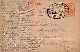 BAHNPOST Junkerath Malmedy Zug 675, 1917 I-II - Treni