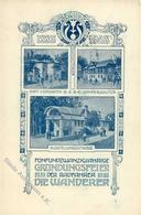 Fahrrad Die Wanderer 25 Jähr. Gründungsfeier 1908 I-II Cycles - Other & Unclassified