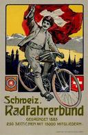 Fahrrad Schweizer Radfahrerbund 1909 I-II Cycles - Autres & Non Classés
