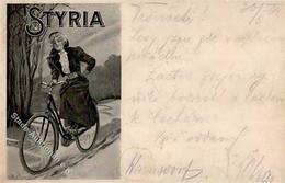 Fahrrad Styria Frau  1904 I-II (fleckig) Cycles - Autres & Non Classés