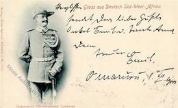 Kolonien Deutsch-Südwestafrika Gouverneur Oberstleutnant Leutwein Stpl. Omaruru 1.12.00 I-II Colonies - Storia