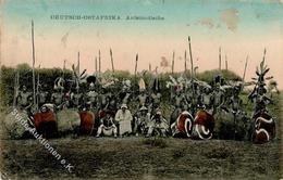 Kolonien Deutsch Ostafrika Aufständische 1912 I-II (Eckbug, Fleckig) Colonies - Geschiedenis