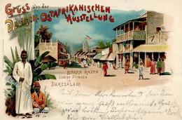 Kolonien Deutsch Ostafrika Dar-es-Salaam Lithographie 1897 I-II Colonies - Geschiedenis