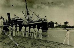 Kolonien Deutsch Ostafrika Dar-es-Salaam Postdampfer 1908 I-II Colonies - Storia