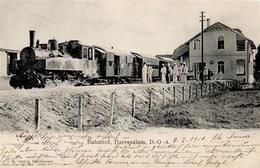 Kolonien Deutsch Ostafrika Dar-es-Salam Eisenbahn Bahnhof 1910 I-II Chemin De Fer Colonies - Storia