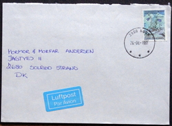 Greenland  1991 Minr 205 Letter To Denmark  From Nuuk   ( Lot 4469 ) - Covers & Documents