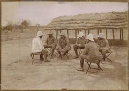 Kolonien Deutsch-Ostafrika Foto 18 X 12,5 Staatssekretär Derenburg Im Gespräch Mit Seinen Pflanzern I-II (altersbedinget - Geschiedenis