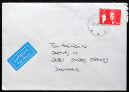 Greenland   Minr.189 Letter To Denmark  From Nuuk   ( Lot 4469 ) - Covers & Documents