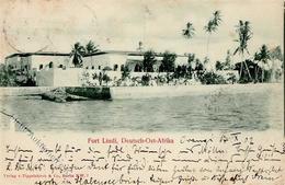 Kolonien Deutsch-Ostafrika Lindi Fort Lindi Einschreiben 1902 Mpapua Durchgangsstpl. Dar-es-Salaam I-II (fleckig) Coloni - Storia