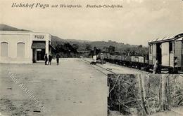 Kolonien Deutsch-Ostafrika Pugu Bahnhof I-II Colonies - Storia