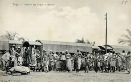 Kolonien Togo Noebe Ankunft Des Zuges I-II Colonies - History