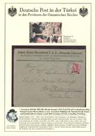 Deutsche Post Türkei Jerusalem 30.8.04 20P (Mi131) Mit Stpl. Jerusalem Auf Vordruckumschlag Samuel Salant Oberrabbiner D - History