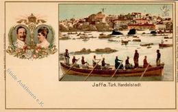 Deutsche Post Türkei Palästina Jaffa Kaiserreise 1898 Litho I- - Storia