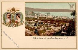 Deutsche Post Türkei Palästina Tiberias Kaiserreise 1898 Litho I- - Geschiedenis