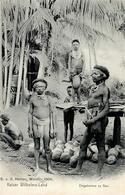 Kolonien Deutsch Neuguinea Eingeborene Zu Siar Stpl. Rabaul 23.12.13 Große Südseerarität I-II Colonies - History