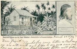 Kolonien Deutsch Neuguinea Insel Kabakon Portait Engelhardt, August Stpl. Herbertshöhe 23.3.07 Große Südseeratität I-II  - Geschichte