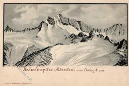 Berge Hochalmspitze (Kärnten) Vom Ankogel Aus, Ohne Marke, Ca. 1900 I-II - Altri & Non Classificati