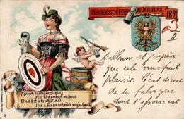 Schützenfest Nürnberg (8500) XII. Budesschießen  Lithographie 1897 I-II - Other & Unclassified