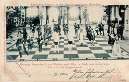 Schach München (8000) Lebendes Schach In Der Sportausstellung I-II (fleckig) - Chess