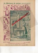 PROTEGE CAHIER-IMPRIMERIE DUCOURTIEUX LIMOGES-MAITRESSE DE MAISON-ENTRETIEN USTENSILES DE CUISINE -CHARIER SAUMUR - Colecciones & Series