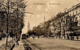 Charlottenburg (1000) Berlinerstraße Straßenbahn 1913 I-II - Andere & Zonder Classificatie