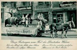 Moabit (1000) Festwagen Zum Fest Des Deutschen Weines Hagemeister & Franke I-II (fleckig) - Altri & Non Classificati