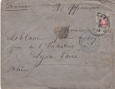 RUSSIA COVER. 1 11 78. TO FRANCE. BLU ENTRANCE RUSSIE ERQUELINES-PARIS NIGHT/  3574 - Lettres & Documents