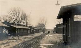 Tempelhof (1000) Baracken Lazarett Foto AK 1915 I-II (Klebereste RS) - Altri & Non Classificati