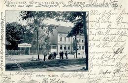 Zehlendorf (1000) Gasthaus Lindenpark Berlinerstraße 1 1899 II (Eck Stauchung) - Altri & Non Classificati