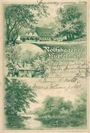 Rohlfshagen (2071) Gasthaus Rolfshagener Kupfermühle 1899 I- - Andere & Zonder Classificatie