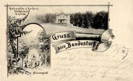 Bendestorf (2106) Gasthaus Kurhaus Kleckerwald 1898 I-II - Andere & Zonder Classificatie