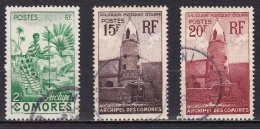 Comores N°4,10,11 - Used Stamps