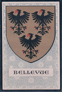 Genève, Armoirie Des Communes, Bellevue, Litho (948) - Bellevue